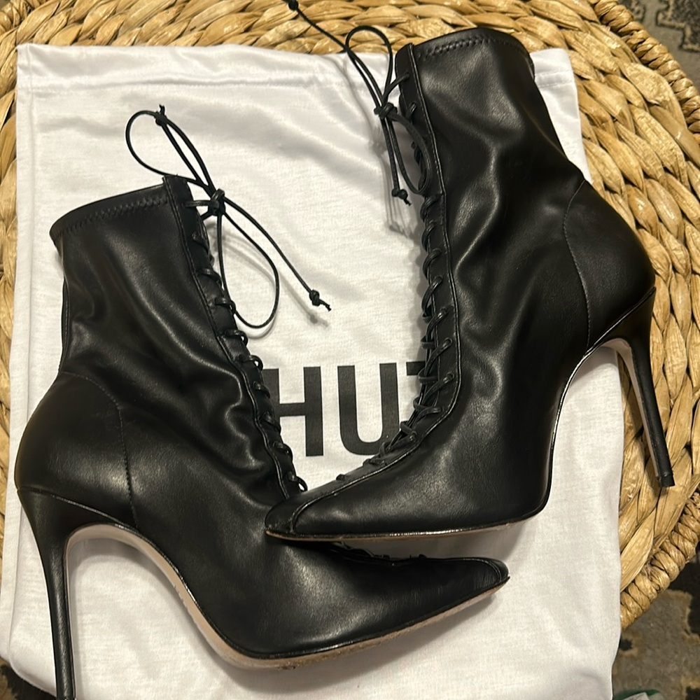Schutz heeled boots